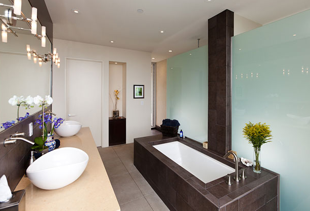 Laguna Beach Bathroom with Modern Spa Comfort & Style