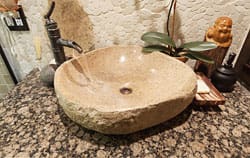 Exotic bath sink and faucet