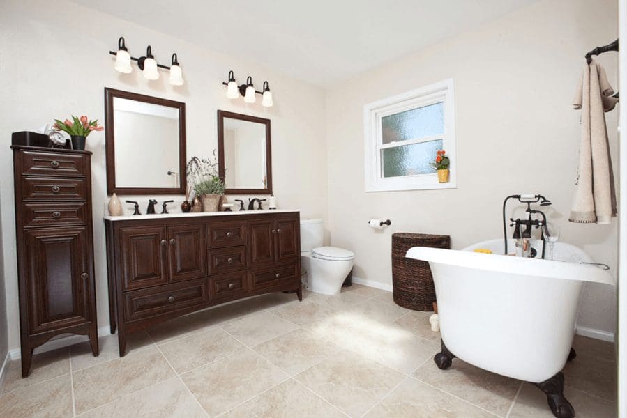 neutral bathroom