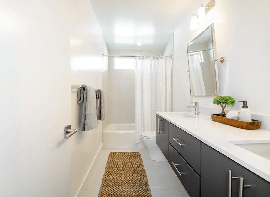 small white bathroom