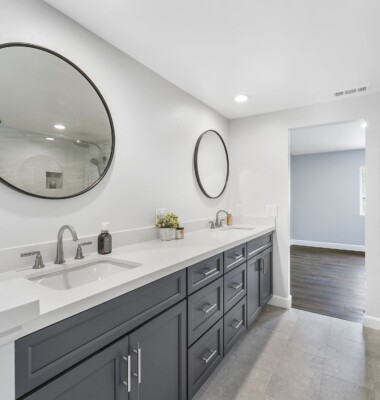 modern bathroom redesign