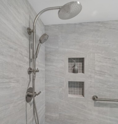 bathroom shower redesign