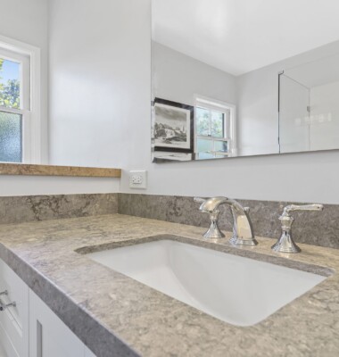 large bathroom mirror with cabinet